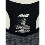 Avia  Women’s Seamless Low Support Racerback Gym Sports Bra Black Gray Size XL Photo 4