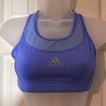 Adidas Vintage 1990s Purple/Blue Racerback Sports Bra With Mesh Medium Photo 4