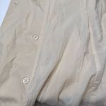 American Living Trench Coat Womens Size 14 Beige Pleated Classic Preppy Khaki PI Photo 6