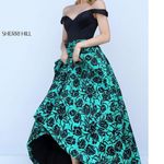 Sherri Hill Laura Marano Collection FORMAL Dress Red/Black ROSES Floral Size 0 Photo 15