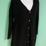 ASOS Long Sleeve Black Slouchy Mini Dress Photo 3