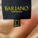 Bariano  Long Sleeve Lace Gown in White Tan Size 12‎ Photo 1