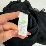 Aerie  Skirt Womens Small Black Chifon Wrap Ruffle Tie Waist Mini Photo 6