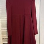 SheIn Sm Maroon short 1969s turtle neck dress Photo 1