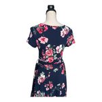 Vintage Maxi Floral Navy Maxi Dress Size M Blue Size M Photo 5