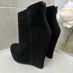 Kelsi Dagger Women’s Black Suede Wedge Booties Size 7.5 Photo 8