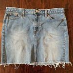 Gap Vintage 2000s  Denim Fall 2002 Mini Skirt Size 8 Photo 0