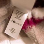 Splendid Striped Plush V-Neck Sweater in Lilac Burgundy, Size M New w/Tag Photo 7