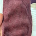 No Comment Maroon Cropped Sweatshirt  Photo 2