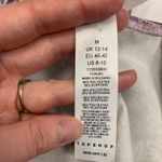 Topshop  Purple Floral Print Tie Wrap‎ Mini Skirt Size Medium Swim Coverup Summer Photo 3