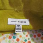 David Brooks Jacket Corduroy Lime Green Woman's Size Small Button Up Retro Photo 8