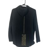 Puma Black & Gold Long Sleeve Hooded Casual Pullover Sweatshirt Women Sz M Photo 1