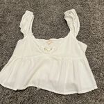 PacSun White Babydoll Top Photo 0