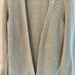 Maison Jules Women's Silver shiny open front cardigan 8 Photo 0