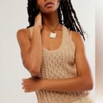 Free People NWOT High Tide Cable Tank In Shooting Start Combo Photo 2