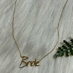 Bride gold tone Necklace Photo 0