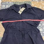 Sweaty Betty NWT Anytime Short Sleeve Romper Navy Blue Nylon Size Small Photo 8