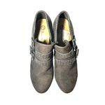 Bella Vita  Womens Sz 11 N Grey Suede Leather Reptile Print Buckles Bootie Boots Photo 4