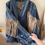🤠Fringe Jean Jacket💃🏼~large Blue Photo 13