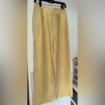 NWOT Aritzia Wilfred Author Linen Wide Leg Pant In Color Sandy Beige Tan Size 8 Photo 8