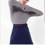 Urban Outfitters  Naya Twill Buckle Belted Asymmetrical Wrap Mini Skirt Photo 2