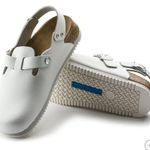 Birkenstock White Tokio Super Grip Clogs Photo 0