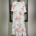 Noracora silky ruffle floral maxi dress Size M Photo 1