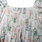 Abercrombie & Fitch Womens Size S Emerson Italia Print Mini Milkmaid Dress Photo 5