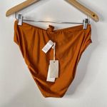 Good American NWT Tie Front High Rise Bikini Bottom Size 4 Photo 2