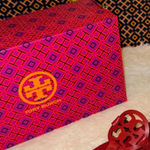 Tory Burch Authentic NEW with Box  Miller Size 8 Tory Red Calf Leather Sandals Photo 0