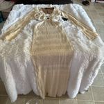 JLUXLABEL  White Maxi Knit Skirt Photo 8