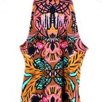 Free People Tucker Sleeveless Mock Neck Abstract Streetwear Festival Bodysuit Photo 3