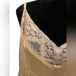 Sears Vintage 60s Champagne Gold Fitted Floral Lace Lingerie Intimates Tank Top Size undefined Photo 1