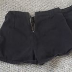 PacSun  Black High Waist Denim Wrap Front Skort SIZE 24 Photo 3