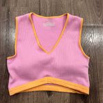 No Boundaries No‎ Boundaries Pink Top with Orange Trim Photo 0