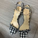 Sole Society  Avrilie gingham knot strappy heels Photo 2