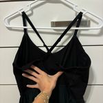 Aerie Offline  Black Pleated Strappy Athletic Tennis Dress Photo 2