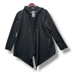 Tommy Hilfiger Women's Black Hooded Open Cardigan Size S Casual Streetwear Photo 0