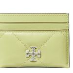 Tory Burch New Kira Card Case Holder Mini Wallet Quilted Leather Color Pear Photo 1