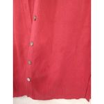 Karen Scott  Women Large Red Button Up V Neck‎ Dress Photo 4