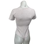 Aritzia Babaton Shapelace Sculpt Short Sleeve Crew Neck Bodysuit Top Size S Photo 2