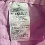 Banana Republic  Pleated Skort Women's XS Lavender Linen Blend Mini Elastic Waist Photo 5