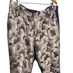 Eloquii Gold Grey Kady Fit Brocade Metallic Pants Grey and Gold Size 16 Photo 2