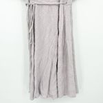 ASTR  Womens Modest Embroidered Short Sleeve Tie Wrap Midi Dress‎ Size S Lavender Photo 10