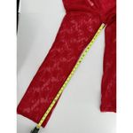 Victoria's Secret  Set VS Lingerie Pants Bra 36 D Red Lace Sexy Archives Hot​ Photo 8