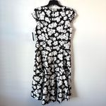 Tommy Hilfiger  Floral Knit Fit & Flare Midi Dress Black Multi 10 Photo 6