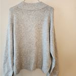 A New Day  Women's Gray Pullover Sweater With Green Script Amore Size small Photo 2