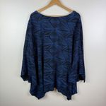 Avenue Sparkly Tunic Top Size 30/32 Hanky Hem Asymmetrical Stretch Glitter Party Photo 3