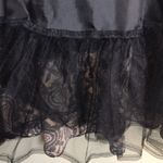 Betsy and Adam  Women’s Cocktail Evening Pattern Black Beige Fit Flare Halter Dress Photo 8