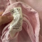 Wilfred Aritzia Janine Pink Peplum Prairie Puff Sleeve Top Size Small Photo 5